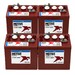 Pack 4 Bater�as TROJAN T-105 | 6 Voltios 250 Amperios